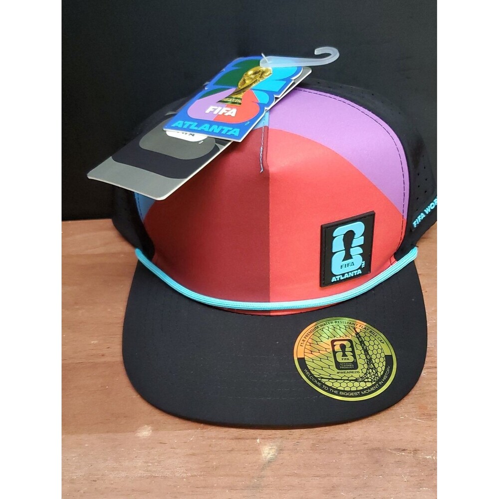 Atlanta FIFA World Cup 2026 Multicolor Snapback Flat Bill Trucker Hat